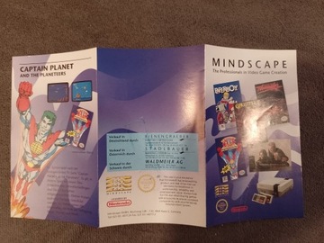 Niewielka broszura Nintendo MINDSCAPE