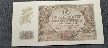 Banknot 10zł 1940r stan b.dobry