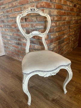 Piękne stylowe krzesło Ludwik