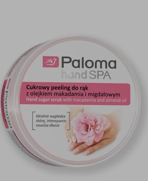 PALOMA Cukrowy peeling do rąk zolejkiem makadamia