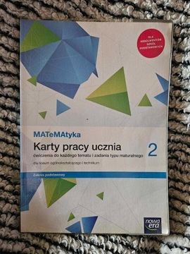 Matematyka Karty pracy ucznia 2 nowa era podst.