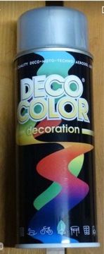 LAKIER W SPRAYU ALUMINIOWY 400 ML DECO COLOR