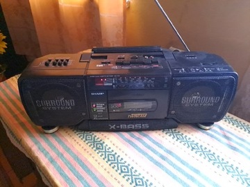 Radiomagnetofon Sharp WQ-T352H X-Bass