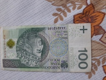 Banknot 100 zł AA