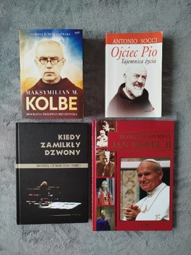 Zestaw książek biografia kościół religia