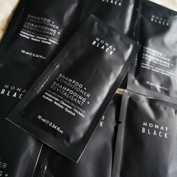 Monat Próbki szampon black 2 w 1 nowe Orginalne 
