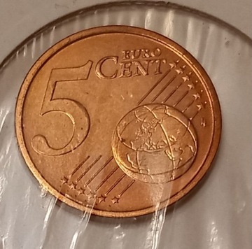 5 eurocent -  WATYKAN 2005 - PAPIEŻ JAN PAWEŁ II