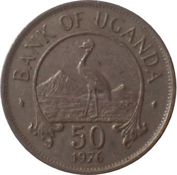 Uganda 50 cents z 1976 roku - OBEJRZYJ MOJĄ OFERTĘ