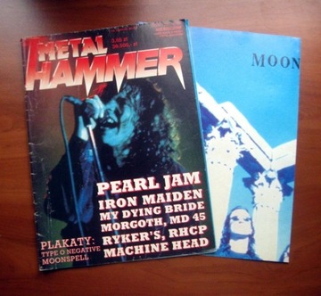 METAL HAMMER Nr 10/1996 Pearl Jam Iron Maiden + PO