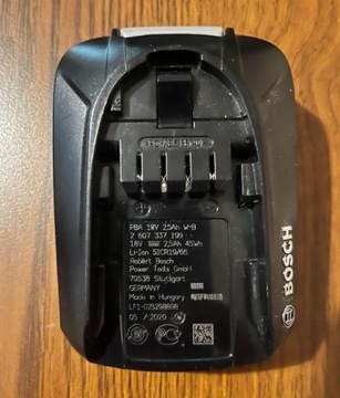 Akumulator Li-Ion Bosch 18 V 2,5 Ah