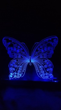 Lampa  Statuetka LED Prezent - Motyl