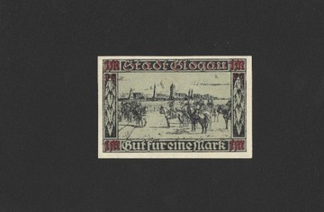 Banknot - Notgled Stadt Glogau 1m 1920 - Stan UNC