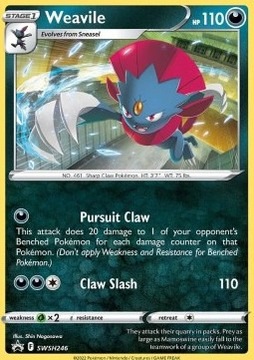 Weavile (SWSH 246)SWSH Black Star Promos 