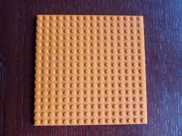 Lego płytka bazowa pomarańczowa