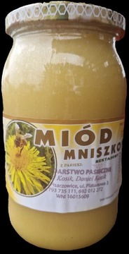 Miód mniszkowy 100% naturalny prosto z pasieki 