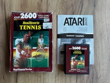 Real Sport Tennis - Atari 2600 / 7800 BOX