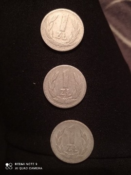 Moneta 1 zł z 1949 roku bez znaku menniczego 