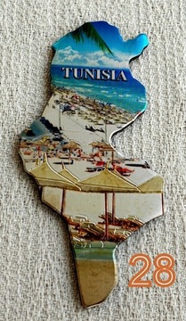 Tunezja, Tunisia - Magnes , magnez na lodówkę