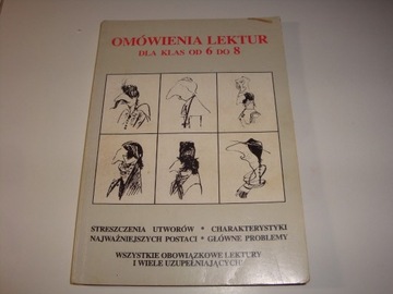 OMÓWIENIE LEKTUR DLA KLAS OD 6 DO 8 POZNAŃSKI