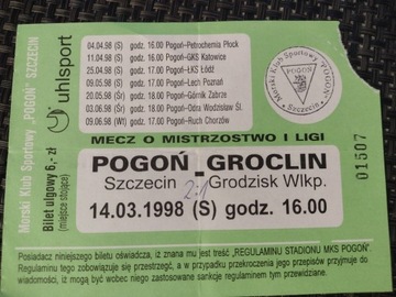 Pogoń Szczecin - Groclin Grodzisk Wlkp     ulgowy