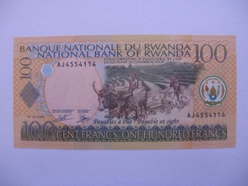 Rwanda - 100 Francs - 2003 - P29 - St.1