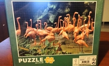 Puzzle flamingi 1000