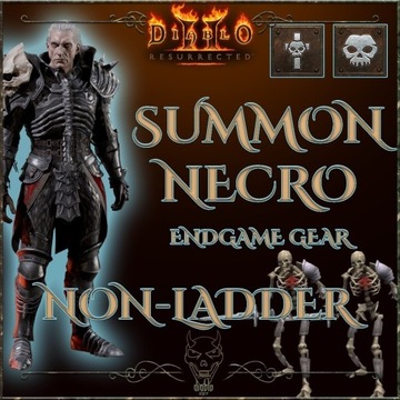 Diablo 2 Resurrected Zestaw Nekro Summoner D2R