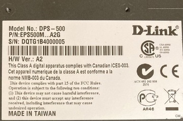 D-Link DPS-500 zasilacz