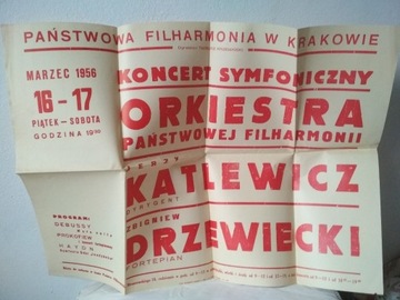 Filharmonia w Krakowie koncert plakat