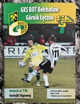 Program meczowy GKS Bełchatów - Górnik Łęczna