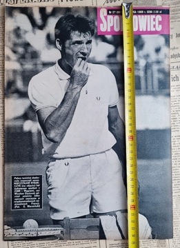 Mieczysław Rybarczyk Tenis 1969 PRL gazeta