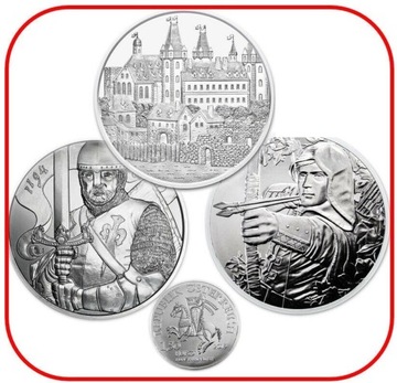 Seria 3 monet 2019 Robin Hood, Leopold, Wiener UNC