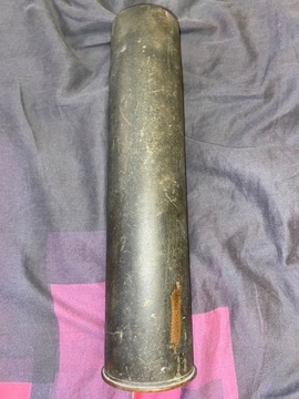 Łuska 75 mm wojenna sygnowana