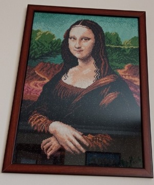 Mona Lisa obraz haft krzyżykowy