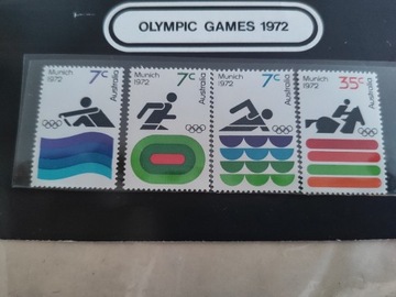 Olimpic Games 1972 znaczki 