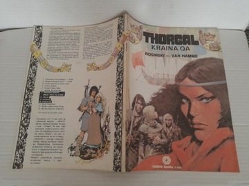 Komiks THORGAL KRAINA QA ORBITA 1989 wydanie 1 