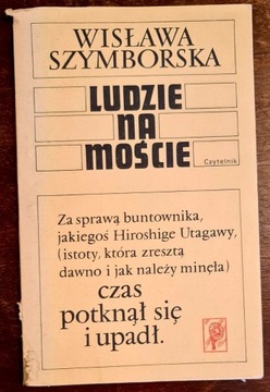 Wiesława Szymborska Ludzie na moście