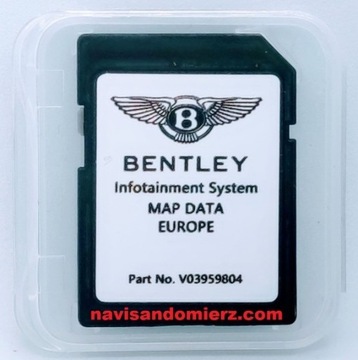 Mapa dla Bentley MHI2 2024/2025 EU