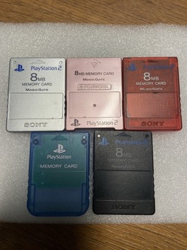 Karty pamięci PSX i PS2 różne