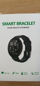 ZEGAREK SMARTWATCH SMART BRACELET CZARNY