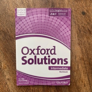 Oxford Solutions Intermediate Workbook