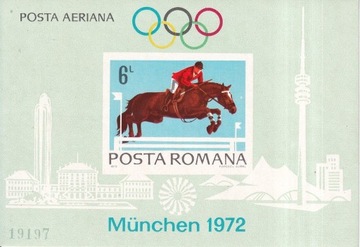 Rumunia 1972 ** bl. 94 cena 69,90 zł kat.90€ - sport