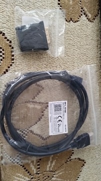 Kabel HDMI z przejściówką dvi-hdmi