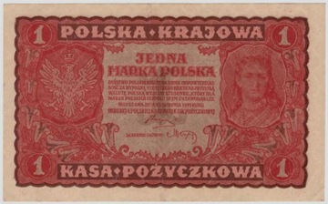 1 marka polska 1919 I serja DM