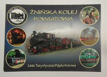 ŻNIŃSKA KOLEJ POWIATOWA - PAROWÓZ LOKOMOTYWA