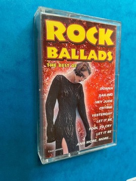 kaseta z muzyką "ROCK BALLADS THE BEST OF" covery