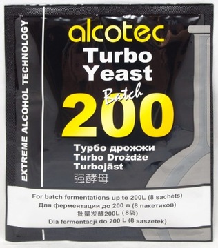 Drożdże Alcotec turbo yeast batch 200