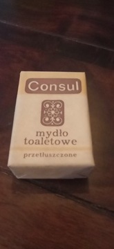 Stare mydło toaletowe Consul PRL