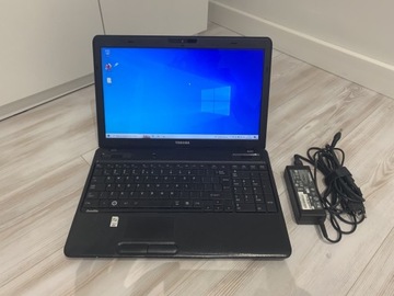 Laptop Toshiba. Dysk SSD. Windows 10.Nowa Bateria 