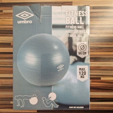 Piłka fitness ball umbro śr. 55, max 120 kg